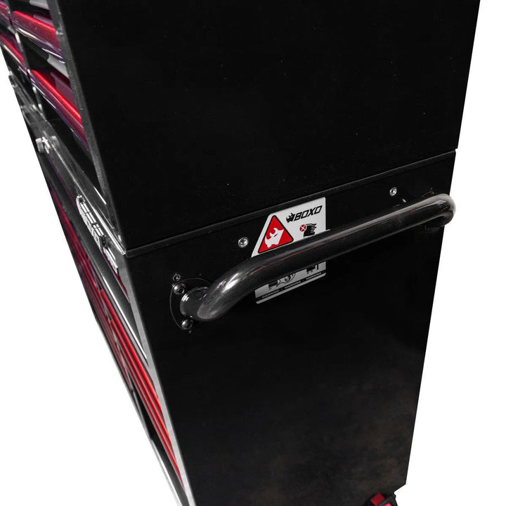 Pro Series | Loaded 45" 19-Drawer Rolling Tool Box | Black and Red - Image 3