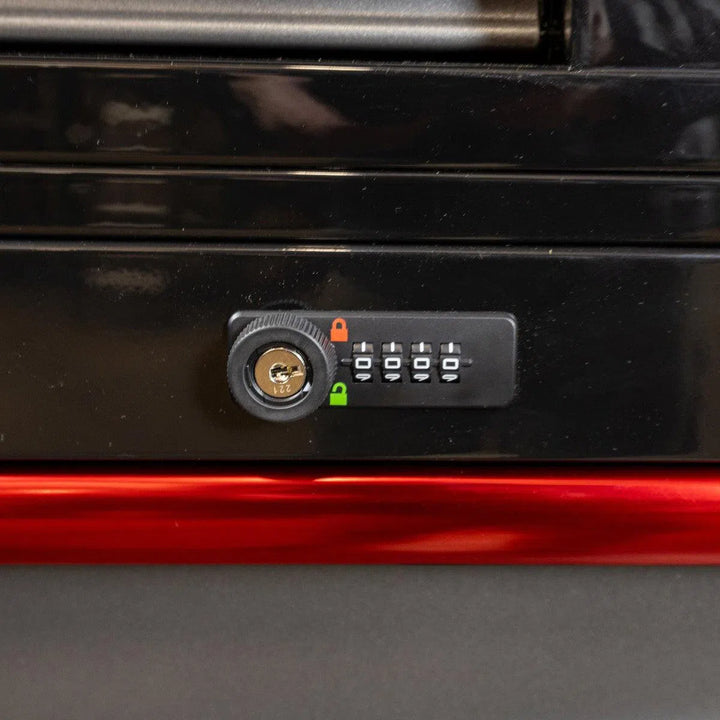 Pro Series | Loaded 45" 19-Drawer Rolling Tool Box | Black and Red - Image 12