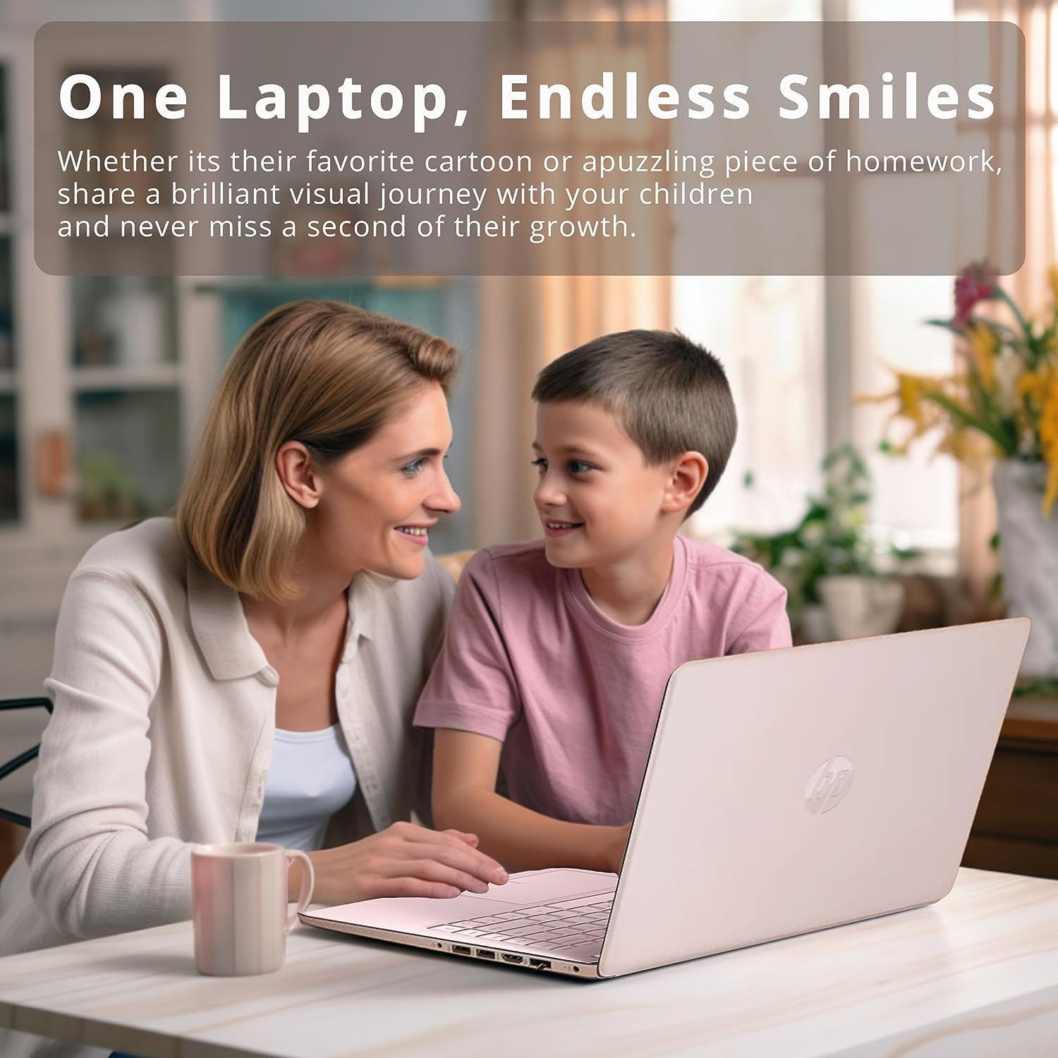 14" HD BrightView Laptop, Intel Celeron N4120 Processor, 16GB RAM, 64GB, Intel HD Graphics, 720p Webcam, Office 365, Pink, Win 11S, 32 Hotface USB Card - Image 6