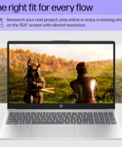 Alternative view of 15.6 inch Laptop, HD Touchscreen Display, AMD Ryzen 3 7320U, 8 GB RAM, 128 GB SSD, AMD Radeon Graphics, Windows 11 Home in S Mode, Natural Silver, 15- fc0099nr
