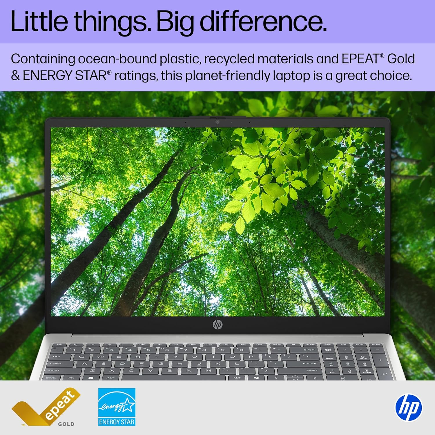 15.6 inch Laptop, HD Touchscreen Display, AMD Ryzen 3 7320U, 8 GB RAM, 128 GB SSD, AMD Radeon Graphics, Windows 11 Home in S Mode, Natural Silver, 15- fc0099nr - Image 12