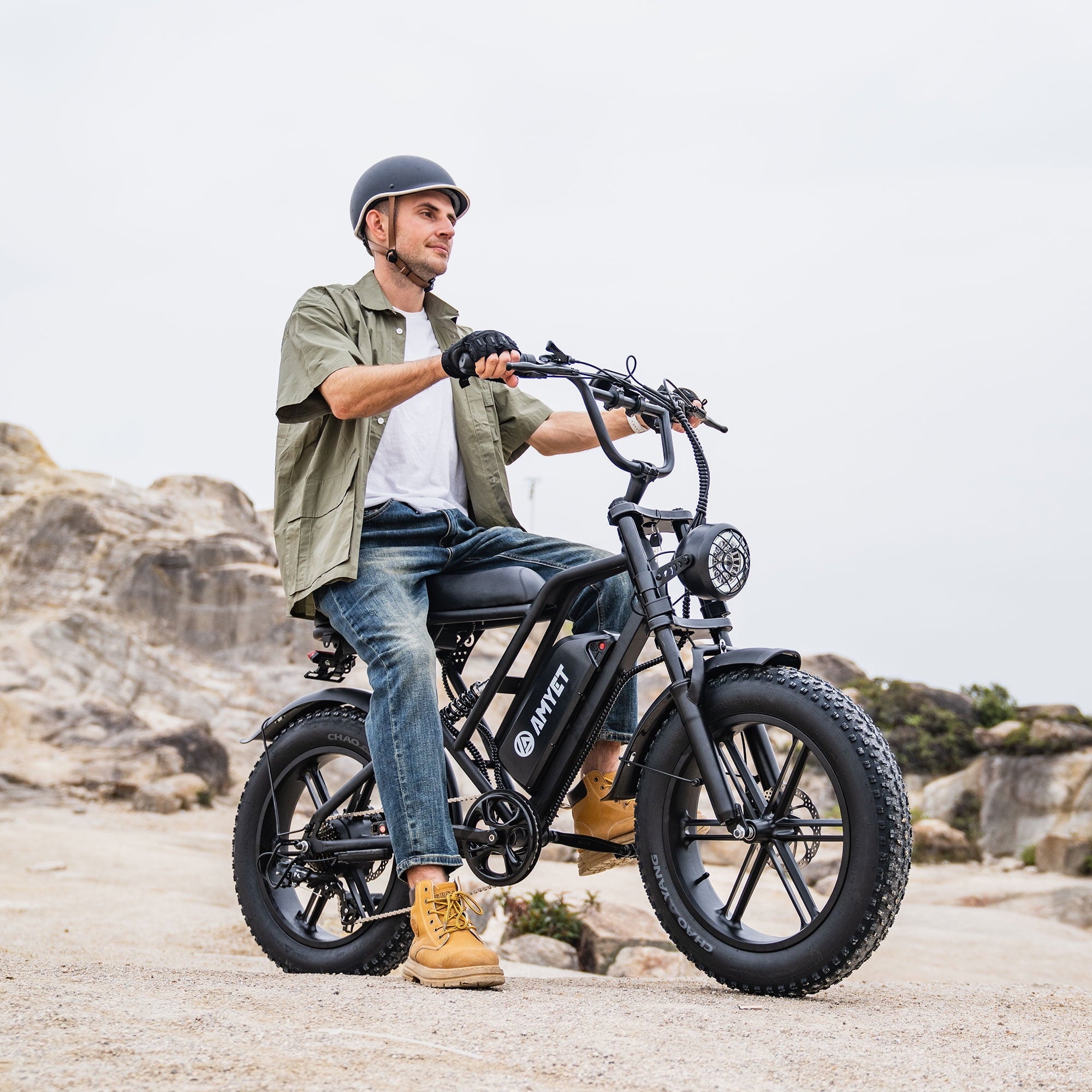 G60 Peak 1500W Electric Bike, 20" Fat Tire E-Mountain Bikes, 48V 20Ah 32MPH Ebike for Adults Full Suspension UL2849 - Image 8
