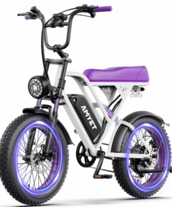 G60 Peak 1500W Electric Bike, 20" Fat Tire E-Mountain Bikes, 48V 20Ah 32MPH Ebike for Adults Full Suspension UL2849