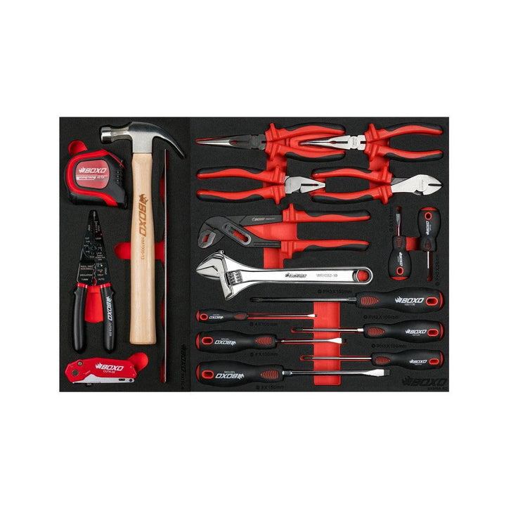 Pro Series | Loaded 26" 11-Drawer Rolling Tool Box | Black and Red - Image 3