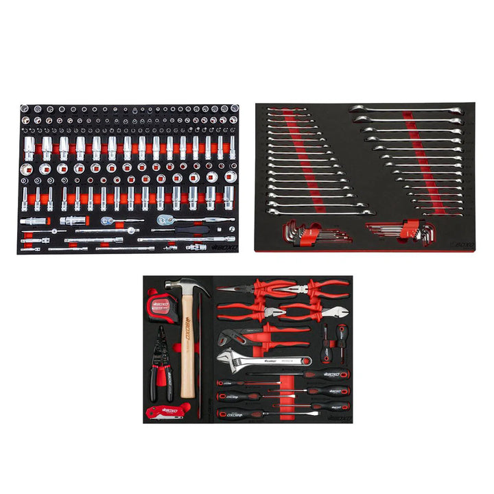 Pro Series | Loaded 45" 19-Drawer Rolling Tool Box | Black and Red - Image 4