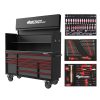 Pro Series | Loaded 72 14-Drawer Garage Top Rolling Tool Box | Black
