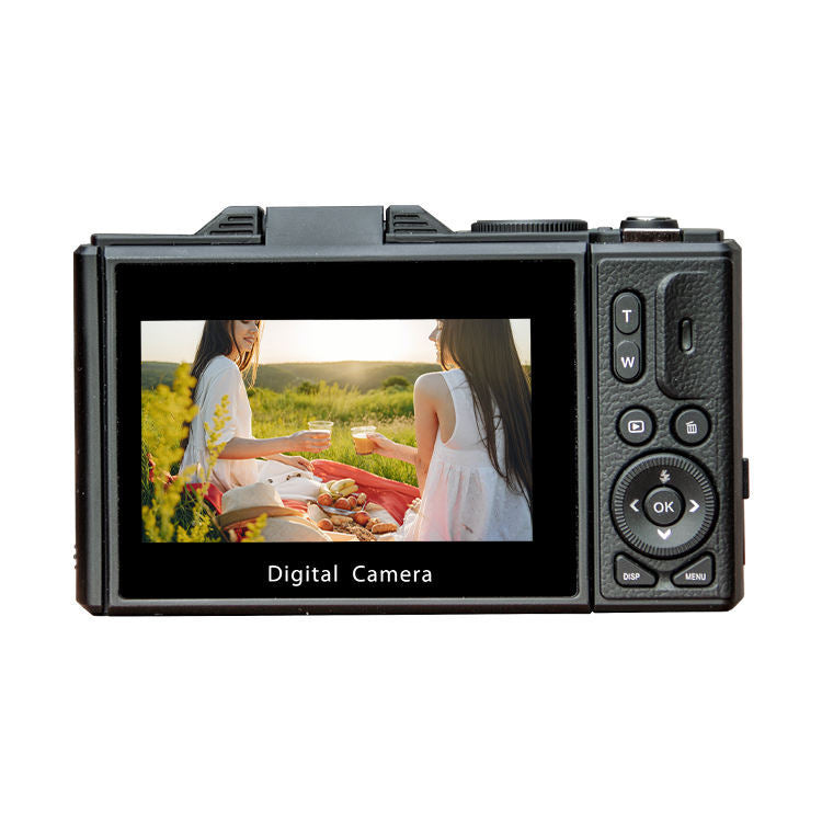 Vintage Flip-Screen 4K CMOS Digital Camera - Image 5
