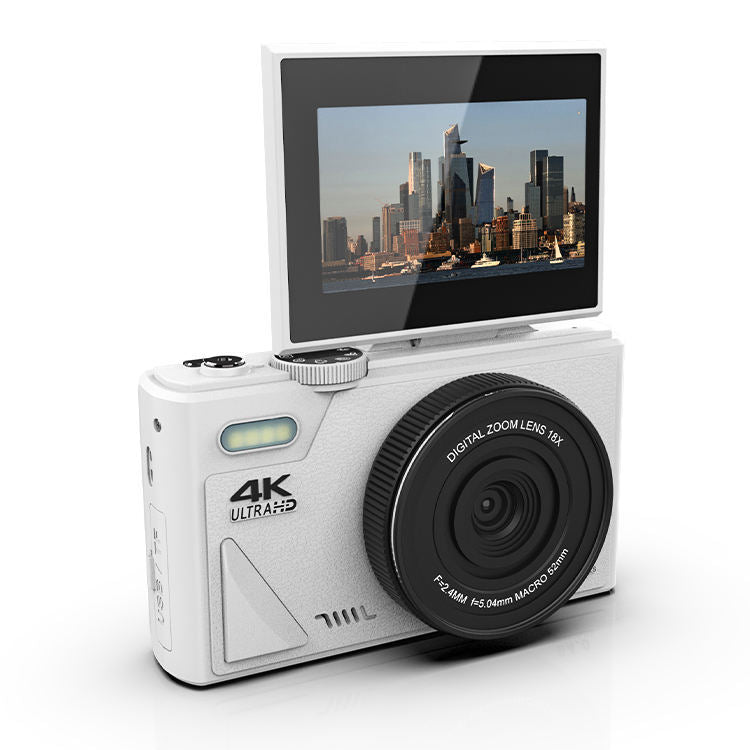 Vintage Flip-Screen 4K CMOS Digital Camera - Image 7
