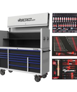 Alternative view of Pro Series | Loaded 72 14-Drawer Garage Top Rolling Tool Box | White