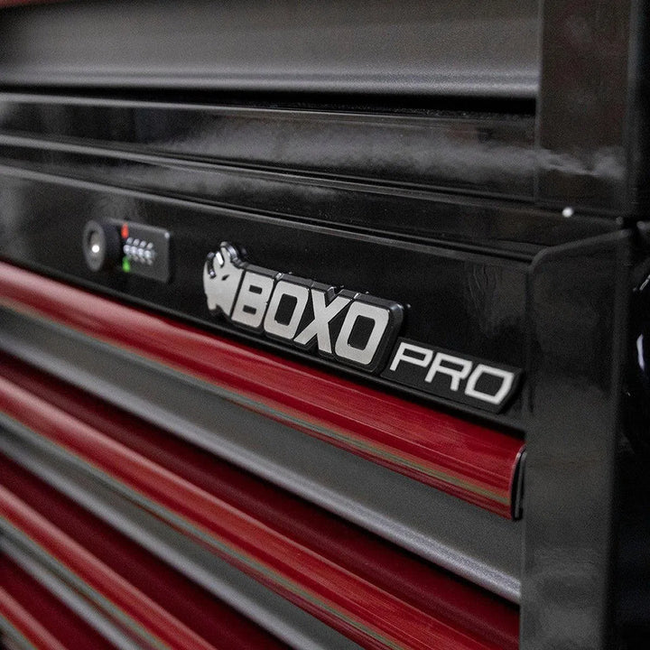 Pro Series | Loaded 26" 11-Drawer Rolling Tool Box | Black and Red - Image 4