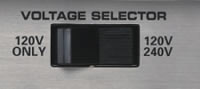 120/240V Selector switch - More usable power, more flexibility
